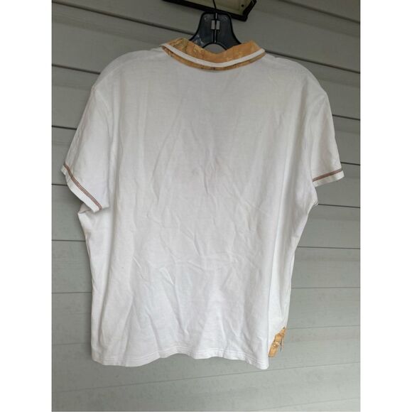 DONNAVVENTURA BY ALVIERO MARTINI 1A CLASSE White Polo Size Medium*, MSRP $191 - Picture 16 of 16